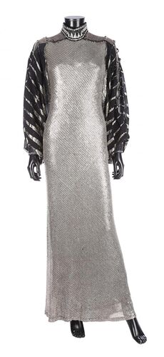 Lot #561 - EVIL UNDER THE SUN (1982) - Daphne Castle's (Dame Maggie Smith) Cocktail Hour Dress
