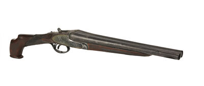 Lot #575 - FAST & FURIOUS PRESENTS: HOBBS AND SHAW (2019) - Deckard Shaw's (Jason Statham) Stunt Shotgun