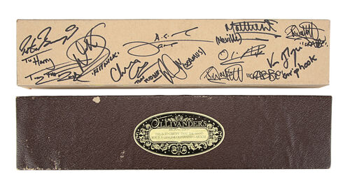 Lot #624 - HARRY POTTER AND THE PHILOSOPHER'S STONE (2001) - Cast Autographed Ollivanders Wand Box