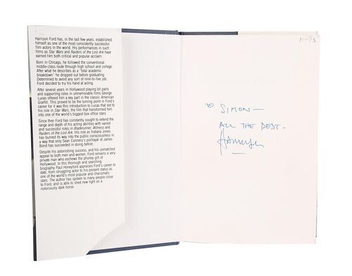 Lot #662 - VARIOUS PRODUCTIONS - Harrison Ford-autographed Biography