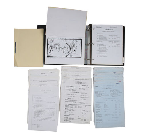 Lot #692 - LICENCE TO KILL (1989) - Philip Kohler Collection: Production Revised Script, Call Sheets and Storyboards