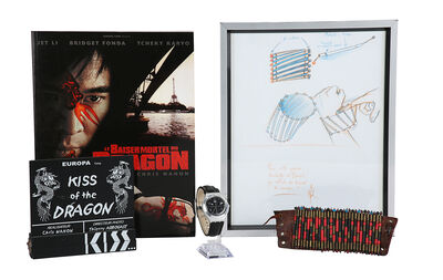 Lot #738 - KISS OF THE DRAGON (2001) - Liu Jian's (Jet Li) Acupuncture Wristlet and Watch