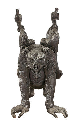 Lot #746 - LARA CROFT: TOMB RAIDER (2001) - Full-size Temple Gargoyle