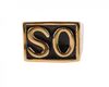 Lot #863 - SONS OF ANARCHY (TV SERIES, 2008-2014) - Jax Teller's (Charlie Hunnam) "SO" and "NS" Rings - 2