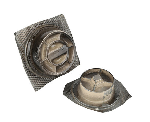 Lot #922 - STAR WARS: A NEW HOPE (1977) - Pair of Circular Tantive IV Ship Set Dressing Panels