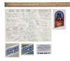 Lot #943 - STAR WARS: THE EMPIRE STRIKES BACK (1980) - Philip Kohler Collection: Crew-autographed "Thank You" Cartoon, Stickers and Coaster - 11