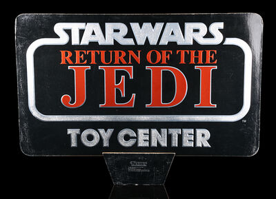 Lot #1000 - STAR WARS: RETURN OF THE JEDI (1983) - "Toy Center" Logo Display