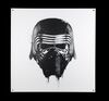 Lot #1007 - STAR WARS: THE FORCE AWAKENS (2015) - Harrods "Star Wars Gallery" Kylo Ren Helmet Acrylic Screen Print