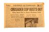 Lot #1080 - THE UNTOUCHABLES (1987) - "Crusader Cop Busts Out" Newspaper and Umbrella - 2