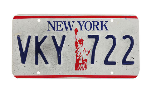 Lot #1096 - THE WOLF OF WALL STREET (2013) - Jordan Belfort's (Leonardo DiCaprio) Lamborghini Licence Plate