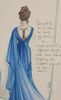 Lot #30 - WONDER WOMAN (2017) - BAFTA Collection: Hand-painted Lindy Hemming Costume Design for Wonder Woman's (Gal Gadot) Schloss Party Dress - 3