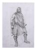 Lot #178 - HIGHLANDER (1986) - Hand-drawn James Acheson "Connor MacLeod" and "Ramirez" Costume Design Sketches with Fabric Samples - 2