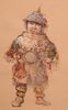 Lot #382 - TIME BANDITS (1981) - Six Hand-painted Costume Designs and Sketch - 3