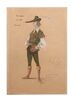 Lot #382 - TIME BANDITS (1981) - Six Hand-painted Costume Designs and Sketch - 7