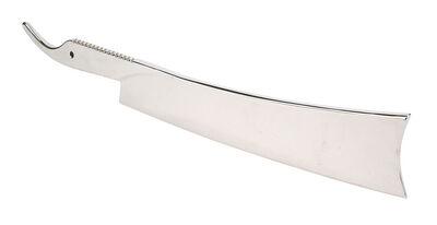 Lot #1039 - SWEENEY TODD: THE DEMON BARBER OF FLEET STREET (2007) - Sweeney Todd's (Johnny Depp) Oversized Close-up Razor Blade