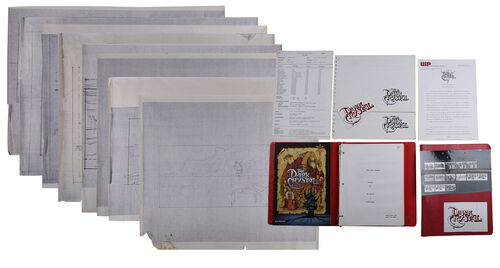 Lot #527 - THE DARK CRYSTAL (1982) - Philip Kohler Collection: Script, Blueprints and Production Paperwork