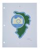 Lot #726 - JURASSIC PARK (1993) - Hand-coloured John Bell Park Sign Concept Designs - 3