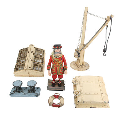 Lot #813 - THE PIRATES! IN AN ADVENTURE WITH SCIENTISTS! (2012) - Beefeater Stop-Motion Puppet and Set Decoration