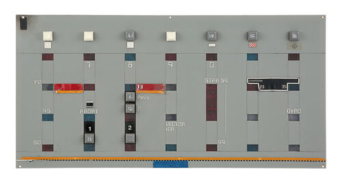 Lot #867 - SPACE: 1999 (T.V. SERIES, 1975-1977) - Screen-matched Moonbase Alpha Control Panel