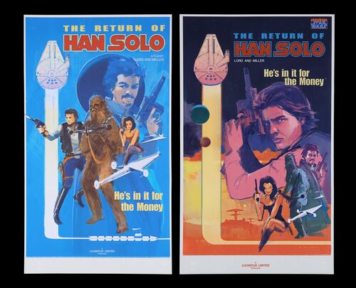 Lot #984 - SOLO: A STAR WARS STORY (2018) - Rare Phil Lord and Chris Miller Crew-gift Posters