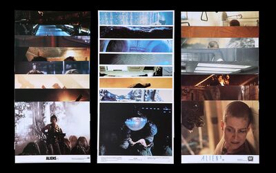 Lot #19 - ALIEN (1979), ALIENS (1986), ALIEN 3 (1992) - 24 Front of House Lobby Cards, 1979, 1986, 1992