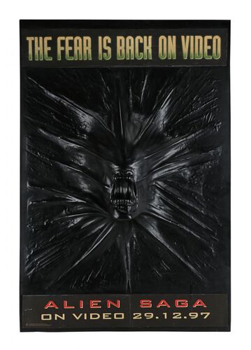 Lot #20 - ALIEN SAGA (1997) - 3D Relief Promotional Poster, 1997