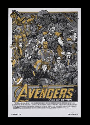 Lot #37 - AVENGERS: AGE OF ULTRON (2015) - Signed and Hand-numbered Limited Edition Print, 2015