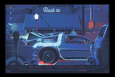 Lot #45 - BACK TO THE FUTURE (1985) - Hand-numbered Limited Edition Print, 2014