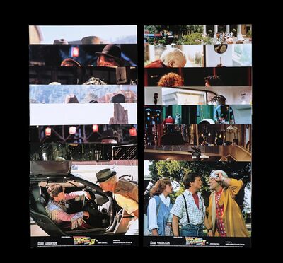 Lot #48 - BACK TO THE FUTURE PART II (1989), BACK TO THE FUTURE PART III (1990) - Sixteen Front of House Lobby Cards, 1989, 1990