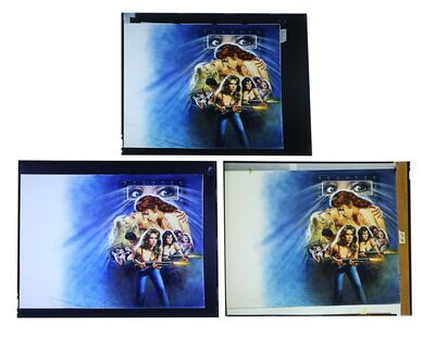 Lot #49 - BAD GIRLS DORMITORY (1986) - FEREF ARCHIVE: Original Poster Concept Transparencies