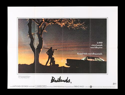 Lot #50 - BADLANDS (1973) - UK Quad, 1973