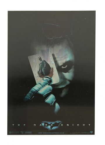 Lot #60 - BATMAN: THE DARK KNIGHT (2008) - Lenticular Poster, 2008