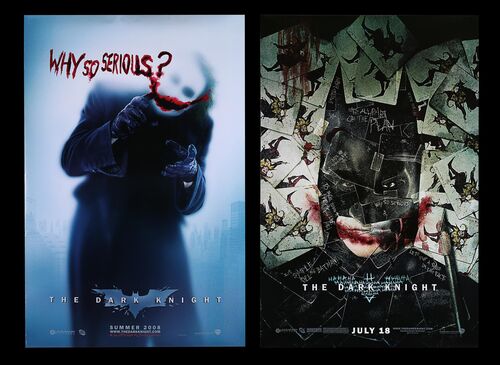 Lot #61 - BATMAN: THE DARK KNIGHT (2008) - Two US Advance One-Sheets, 2008