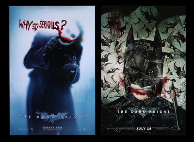 Lot #61 - BATMAN: THE DARK KNIGHT (2008) - Two US Advance One-Sheets, 2008