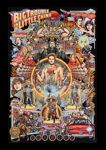 Lot #65 - BIG TROUBLE IN LITTLE CHINA (1986) - Hand-numbered Limited Edition Private Commission Print, 2020