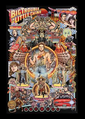 Lot #65 - BIG TROUBLE IN LITTLE CHINA (1986) - Hand-numbered Limited Edition Private Commission Print, 2020