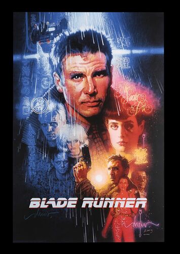 Lot #77 - BLADE RUNNER (1982) - Signed and Numbered Limited Edition Bottleneck Gallery Print, 2019
