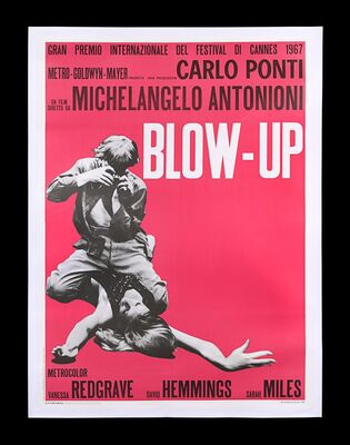 Lot #85 - BLOW UP (1966) - Italian One-Panel (2-Fogli), 1970s