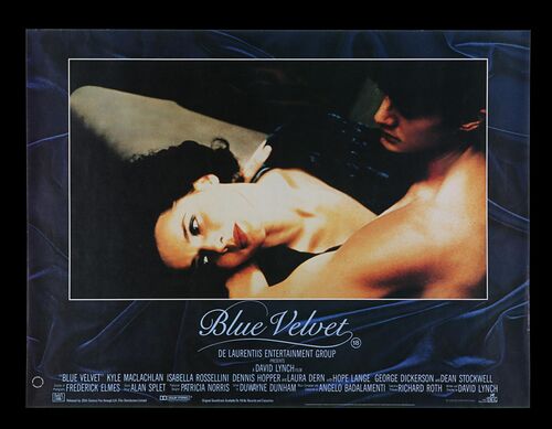 Lot #87 - BLUE VELVET (1986) - UK Quad, 1986