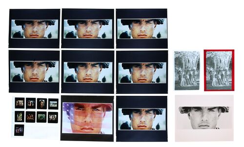 Lot #91 - BORN ON THE FOURTH OF JULY (1989) - FEREF ARCHIVE: Original Poster Concept Transparencies with Negatives, Photograph