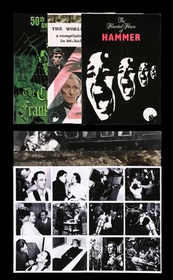 Lot #98 - HAMMER HOUSE OF HORROR SERIES - Bray Studios Collection: Two Oversized Hammer Stills and Assorted Press Items