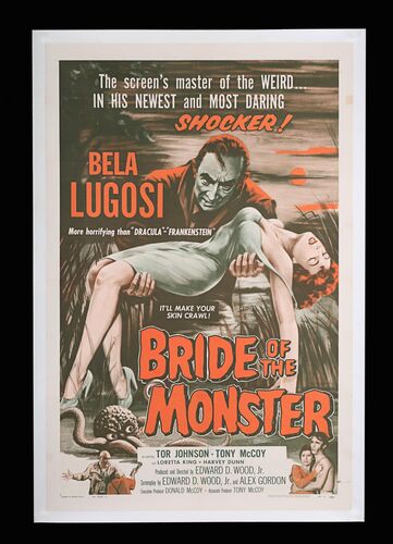 Lot #104 - BRIDE OF THE MONSTER (1956) - US One-Sheet, 1956
