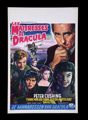 Lot #106 - THE BRIDES OF DRACULA (1960) - Belgian Affiche, 1960