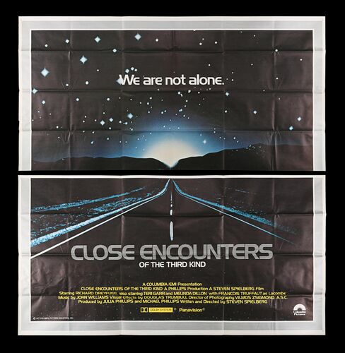 Lot #121 - CLOSE ENCOUNTERS OF THE THIRD KIND (1977) - Bryan Fuller Collection: US Six-Sheet, 1977