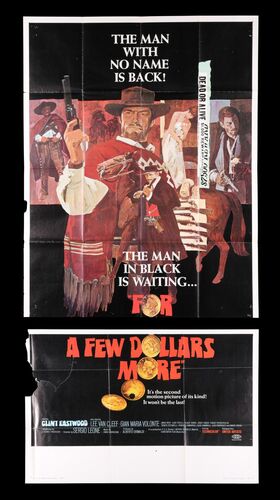 Lot #129 - FOR A FEW DOLLARS MORE (1965) - Bryan Fuller Collection: US Three-Sheet, 1967