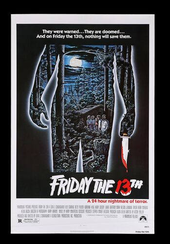 Lot #130 - FRIDAY THE 13TH (1980) - Bryan Fuller Collection: US One-Sheet, 1980