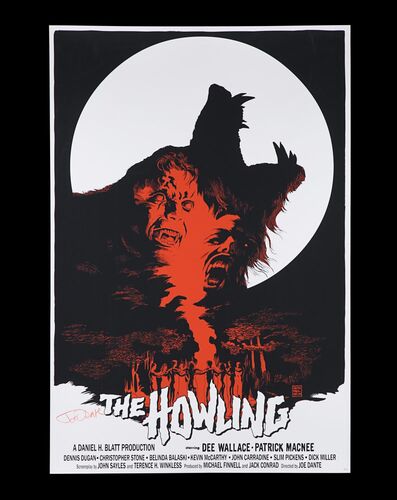 Lot #133 - THE HOWLING (1981) - Bryan Fuller Collection: Hand-Numbered Limited Edition Print Autographed by Joe Dante, 2014