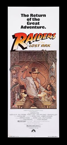Lot #138 - RAIDERS OF THE LOST ARK (1981) - Bryan Fuller Collection: US Insert, 1982