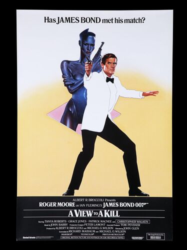 Lot #149 - JAMES BOND: A VIEW TO A KILL (1985) - Bryan Fuller Collection: British One-Sheet, 1985