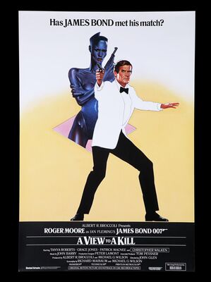 Lot #149 - JAMES BOND: A VIEW TO A KILL (1985) - Bryan Fuller Collection: British One-Sheet, 1985